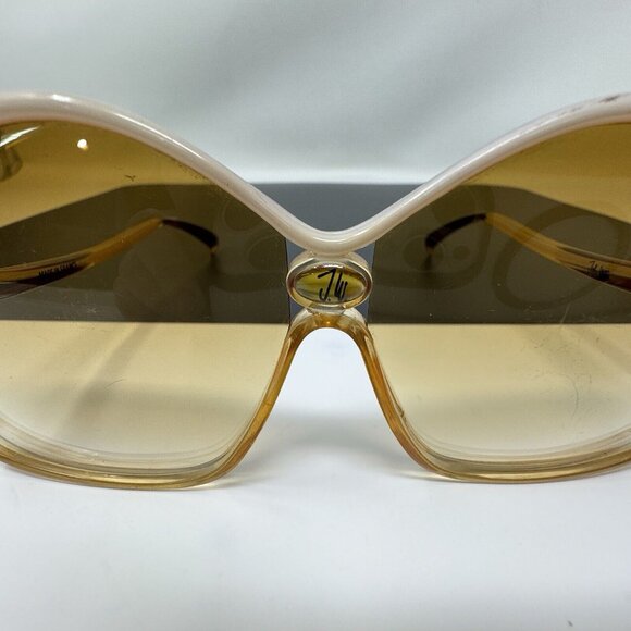 Vintage John Weitz Butterfly Sunglasses Made In France Scratched Lenses main image 11